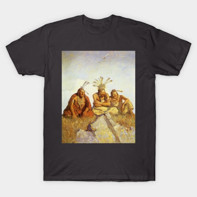 The Guardians, War or Peace by NC Wyeth T-Shirt by MasterpieceCafe